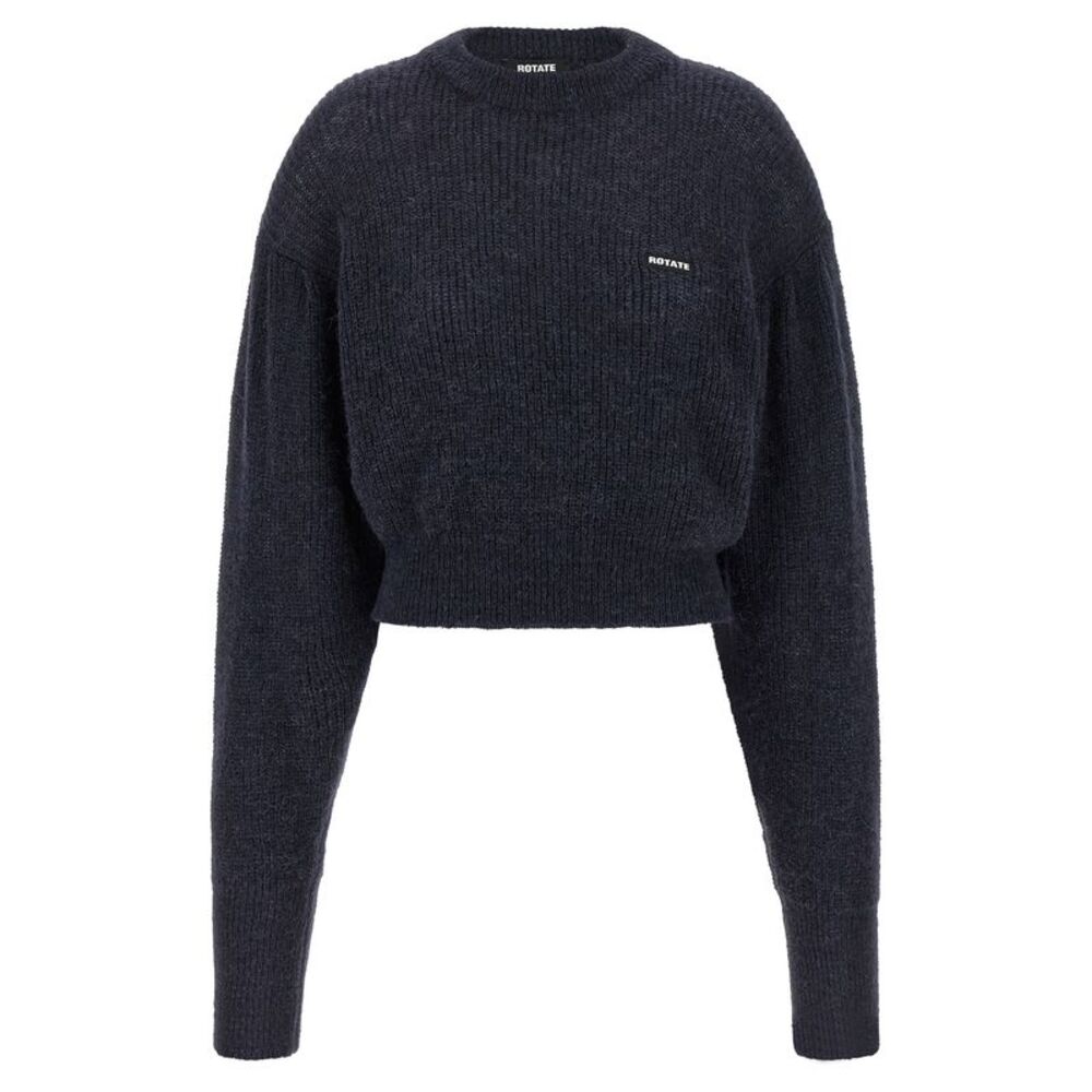 ROTATE BIRGER CHRISTENSEN Blue Wool Women's Cardigan